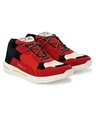 Shop Men's Red & Blue Color Block Casual Shoes-Front