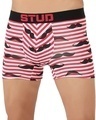Shop Pack of 2 Men's Red & Blue Striped Cotton Trunks