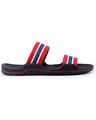 Shop Men's Red & Blue Striped Slippers-Design