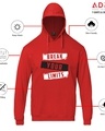 Shop Men's Red Break Your Limits Typography Hoodie-Design
