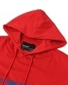 Shop Men's Red Busy Doing Nothing Graphic Printed Oversized Hoodie Vest