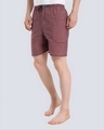 Shop Men's Red Checked Cotton Boxers-Full