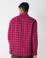 Shop Men's Red Checked Oversized Shirt-Design