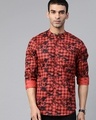 Shop Men's Red Checked Shirt-Front