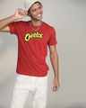 Shop Men's Red Cheetos Graphic Printed T-shirt-Front