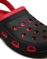 Shop Men's Red Color Block Clogs