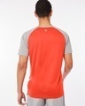 Shop Men's Red Colorblock Training T-shirt-Design