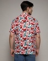 Shop Men's White & Red Floral Printed Relaxed Fit Shirt-Design