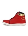 Shop Men's Red & Gold Color Block Casual Shoes-Design