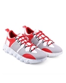 Shop Men's Red & Grey Color Block Sneakers