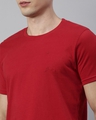 Shop Men's Red & Grey Printed Cotton T-shirt & Pyjamas Set