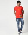 Shop Men's Red Headphone Beats Graphic Printed T-shirt-Design