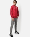 Shop Men's Red Hooded Sweatshirt-Full