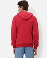 Shop Men's Red Hooded Sweatshirt-Design