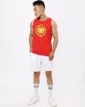 Shop Men's Red Iron Man Graphic Printed Vest-Full