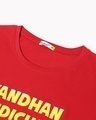 Shop Men's Red Kudichan Repeatu Typography T-shirt