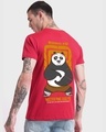 Shop Men's Red Kung Fu Panda Graphic Printed T-shirt-Design