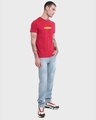Shop Men's Red Kung Fu Panda Graphic Printed T-shirt-Full