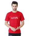 Shop Men's Red Life is a Soup & I am a Fork Printed T-shirt-Front