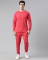 Shop Men's Red Limited Edition Typography Co-Ord Set-Front