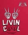 Shop Men's Red Living Cool Graphic Printed Oversized T-shirt