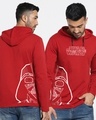 Shop Men's Red Lord Vader Hoodie T-shirt-Front