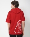 Shop Men's Red Lord Vader Oversized Hoodie T-shirt-Design