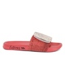 Shop Men's Red Marble Printed Adjustable Strap Sliders-Full