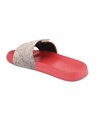 Shop Men's Red Marble Printed Adjustable Strap Sliders