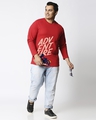 Shop Men's Red Moon Rider Plus Size Typography T-shirt-Design