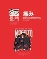 Shop Men's Red Nagato Graphic Printed Oversized T-shirt