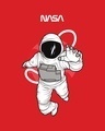 Shop Men's Red NASA Astronaut Graphic Printed Oversized T-shirt