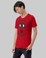 Shop Men's Red No Power No Responsibility Typography T-shirt-Full