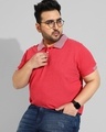 Shop Men's Red Plus Size T-shirt-Design