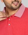 Shop Men's Red Plus Size T-shirt-Full
