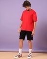 Shop Men's Red Oversized T-shirt-Front