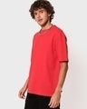 Shop Men's Red Oversized T-shirt-Design