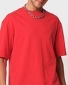 Shop Men's Red Oversized T-shirt