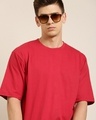 Shop Men's Red Oversized T-shirt