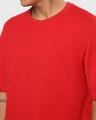 Shop Pack of 2 Men's Red Oversized T-shirt