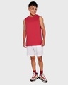 Shop Pack of 2 Men's Red Deep Armhole Oversized Vest-Design