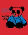Shop Men's Red Panda Life Graphic Printed Plus Size T-shirt-Full