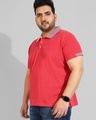 Shop Men's Red Plus Size T-shirt-Front