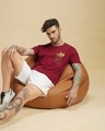 Shop Men's Red Pocket Jerry Graphic Printed T-shirt-Front