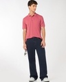 Shop Men's Dusty Pink Polo T-shirt
