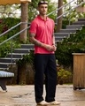 Shop Men's Pink Polo T-shirt