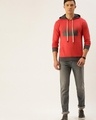 Shop Men's Red Printed Hoodie-Full