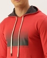 Shop Men's Red Printed Hoodie