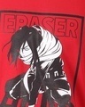 Shop Men's Red Anime Pro Hero Eraser Head Graphic Printed T-shirt