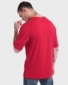 Shop Men's Red Real Slim Shady Graphic Printed Oversized T-shirt-Full